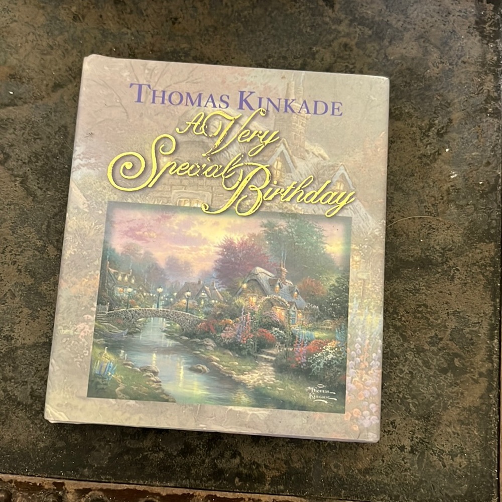 Thomas Kincade Mini Birthday Book